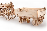Механічний 3D пазл-конструктор UGears Причіп Дерев'яний 68 деталей (70006)