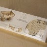 Механічний 3D пазл-конструктор UGears Причіп Дерев'яний 68 деталей (70006)