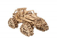 Механічний 3D пазл-конструктор UGears Гусеничний позашляховик Дерев'яний 423 деталей (70204)