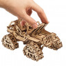 Механічний 3D пазл-конструктор UGears Гусеничний позашляховик Дерев'яний 423 деталей (70204)