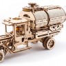 Механічний 3D пазл-конструктор UGears Вантажівка "Автоцистерна" Дерев'яний 594 деталей (70021)