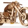 Механічний 3D пазл-конструктор UGears Байк VM-02 Дерев'яний 189 деталей (70051)