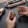 Механічний 3D пазл-конструктор UGears Рятувальний катер Дерев'яний 383 деталей (70223)