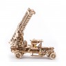 Механічний 3D пазл-конструктор UGears Пожежна машина Дерев'яний 537 деталей (70022)