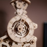 Механічний 3D пазл-конструктор UGears Годинник Двигун Дерев'яний 265 деталей (70217)
