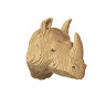 3D пазл-конструктор настінний Cartonic 3D Puzzle Rhino Носоріг Картонний (CWRHINO)