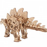 Механічний 3D пазл-конструктор UGears Стегозавр Дерев'яний 305 деталей (70222)