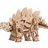 Механічний 3D пазл-конструктор UGears Стегозавр Дерев'яний 305 деталей (70222)