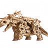 Механічний 3D пазл-конструктор UGears Трицератопс Дерев'яний 400 деталей (70211)