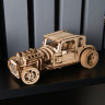Механічний 3D пазл-конструктор UGears Хот Род Люта миша Дерев'яний 207 деталей (70192)