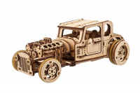 Механічний 3D пазл-конструктор UGears Хот Род Люта миша Дерев'яний 207 деталей (70192)