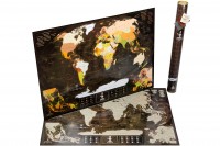 Скретч карта світу My Gift My Map Chocolate Edition ENG 88*63 см
