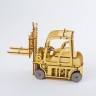 Механічний 3D пазл-конструктор ekoGOODS Автонавантажувач «ЛАН-30» Дерев'яний 88 деталей 