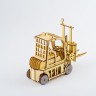 Механічний 3D пазл-конструктор ekoGOODS Автонавантажувач «ЛАН-30» Дерев'яний 88 деталей 