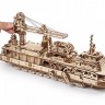 Механічний 3D пазл-конструктор UGears Науково-дослідницьке судно Дерев'яний 575 деталей (70135)