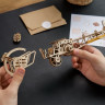 Механічний 3D пазл-конструктор UGears Мінігелікоптер Дерев'яний 167 деталей (70225)