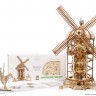 Механічний 3D пазл-конструктор UGears Башта-Млин Дерев'яний 585 деталей (70055)