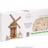 Механічний 3D пазл-конструктор UGears Башта-Млин Дерев'яний 585 деталей (70055)
