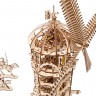Механічний 3D пазл-конструктор UGears Башта-Млин Дерев'яний 585 деталей (70055)
