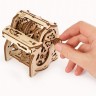 Механічна STEM-модель UGears Коробка передач Дерев'яний 120 деталей (70131)