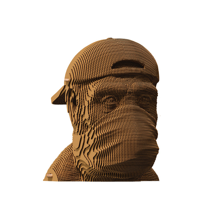 3D пазл-конструктор серія Cartonic 3D Puzzle Three Wise Monkeys Speak No Evil Три мудрі мавпи: Не кажу про зло Картонний (CARTSPEAK)