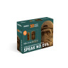 3D пазл-конструктор серія Cartonic 3D Puzzle Three Wise Monkeys Speak No Evil Три мудрі мавпи: Не кажу про зло Картонний (CARTSPEAK)
