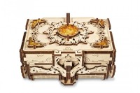Механічний 3D пазл-конструктор UGears Бурштинова скринька Дерев'яний 189 деталей (70090)