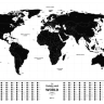 Скретч карта світу 1DEA.me Travel Map, що світиться Glow World ENG 80*60 см (GLW)