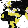Скретч карта світу 1DEA.me Travel Map, що світиться Glow World ENG 80*60 см (GLW)