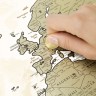 Скретч карта світу 3-в-1 Discover & Scratch World Gold ENG 88*62 см