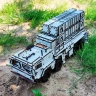 Механічний 3D пазл-конструктор 3DBRT ЗРК Патріот Дерев'яний білий 460 деталей (021152)