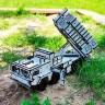Механічний 3D пазл-конструктор 3DBRT ЗРК Патріот Дерев'яний білий 460 деталей (021152)