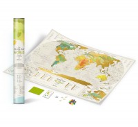 Скретч карта світу 1DEA.me Travel Map Geography World ENG 88*60 см (GEOW)