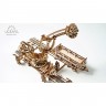 Механічний 3D пазл-конструктор UGears Маніпулятор на рейках Дерев'яний 356 деталей (70032)