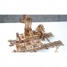 Механічний 3D пазл-конструктор UGears Маніпулятор на рейках Дерев'яний 356 деталей (70032)