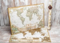 Скретч карта світу My Gift My Map Antique ENG 88*60 см