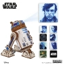 Механічний 3D пазл-конструктор UGears R2-D2 Дерев'яний 315 деталей (70272)