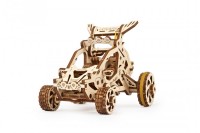 Механічний 3D пазл-конструктор UGears Міні Баггі Дерев'яний 80 деталей (70164)