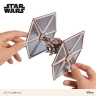 Механічний 3D пазл-конструктор UGears TIE-винищувач Дерев'яний 400 деталей (70270)