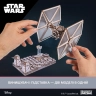 Механічний 3D пазл-конструктор UGears TIE-винищувач Дерев'яний 400 деталей (70270)