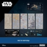 Механічний 3D пазл-конструктор UGears Винищувач X-Wing Люка Скайвокера Дерев'яний 455 деталей (70269)