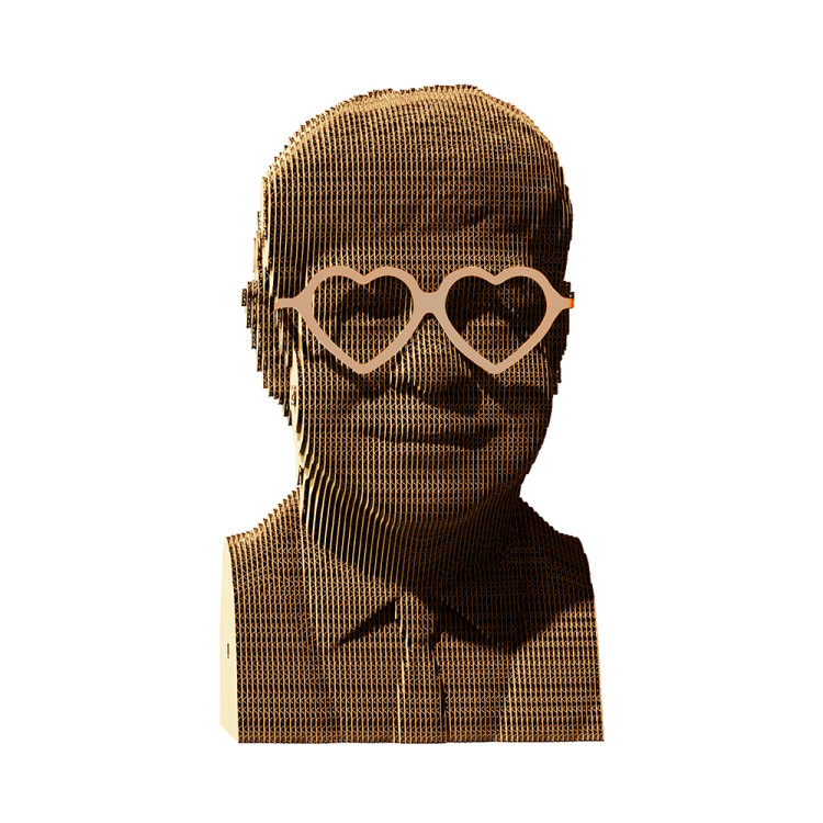 3D пазл-конструктор Cartonic 3D Puzzle Elton J Елтон Джон Картонний (CARTMELJ)