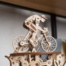Механічний 3D пазл-конструктор UGears Автоматон Велосипедист Дерев'яний 189 деталей (70148)