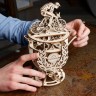 Механічний 3D пазл-конструктор UGears Автоматон Велосипедист Дерев'яний 189 деталей (70148)