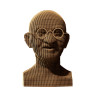 3D пазл-конструктор Cartonic 3D Puzzle Mahatma Махатма Ганді Картонний (CARTMGDH)