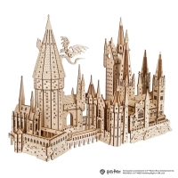 Механічний 3D пазл-конструктор UGears Замок Гоґвортс Дерев'яний 340 деталей (70256)