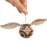  Механічний 3D пазл-конструктор UGears Золотий Снич Дерев'яний 120 деталей (70237)