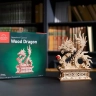 Механічний 3D пазл-конструктор UGears Дерев'яний дракон 141 деталей (70259)
