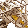 Механічний 3D пазл-конструктор UGears Міні-біплан Дерев'яний 84 деталей (70159)