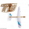 Механічний 3D пазл-конструктор UGears Пускач літаків Дерев'яний 198 деталей (70075)